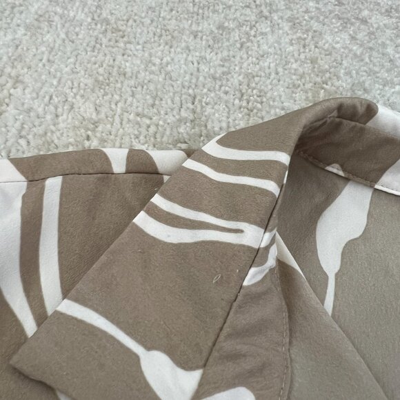 Korye Boho Tab Sleeve Tie Front Blouse Top 2X - Picture 8 of 9